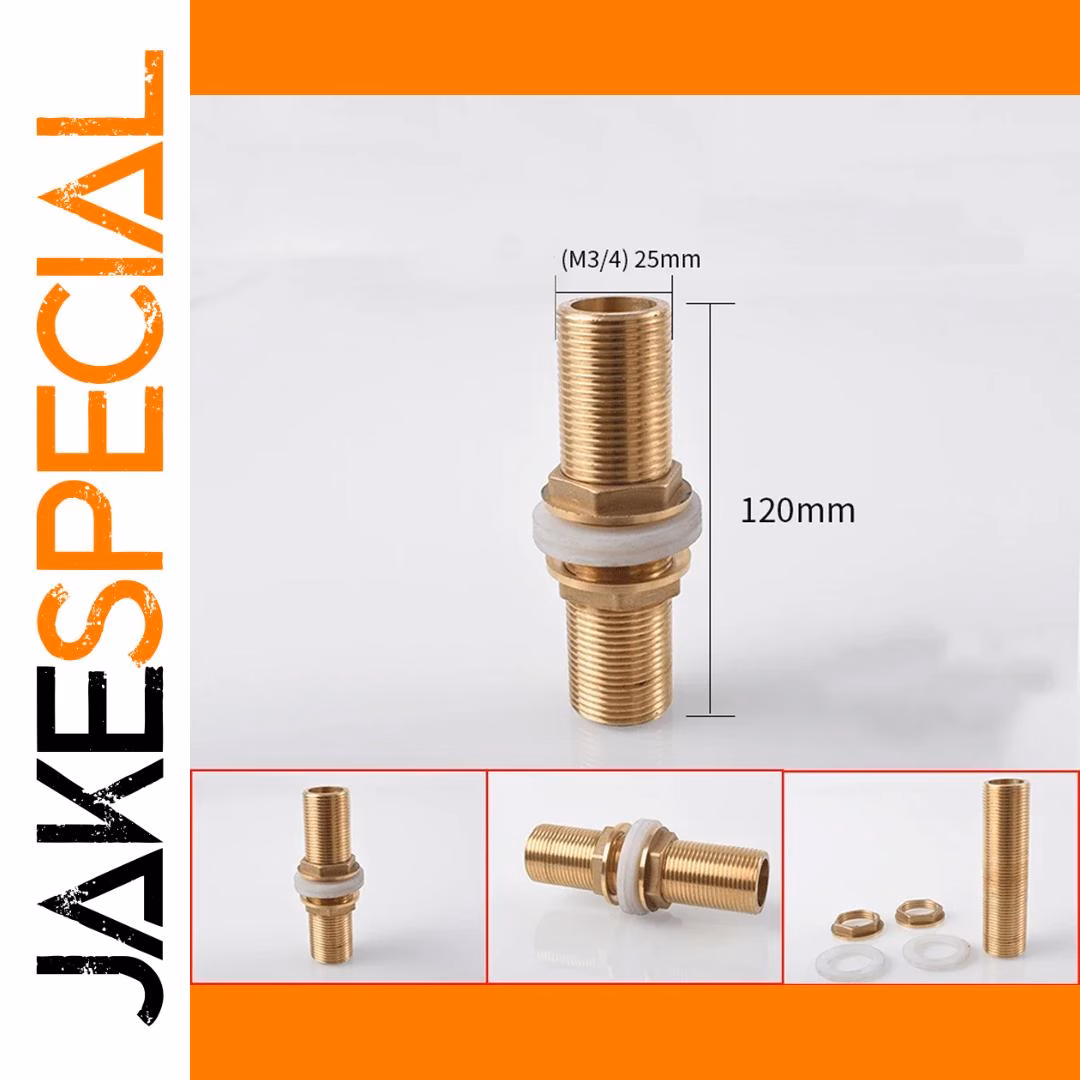 BSPP Male Full Thread Brass Connector 1/8-3/4" - Image 6