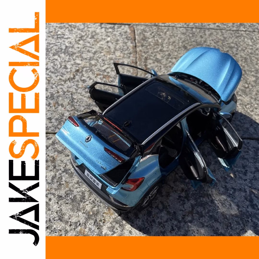 1:18 Renault Captur Diecast Model in Light Blue – Image 4