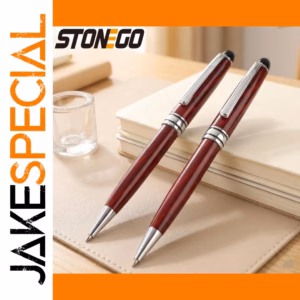 Premium Red Lacquer Retractable Ballpoint Pen