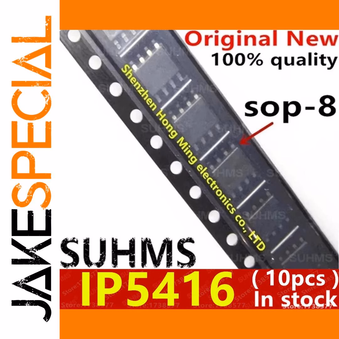 10PCS IP5416 Drive ICs in SOP-8 Format