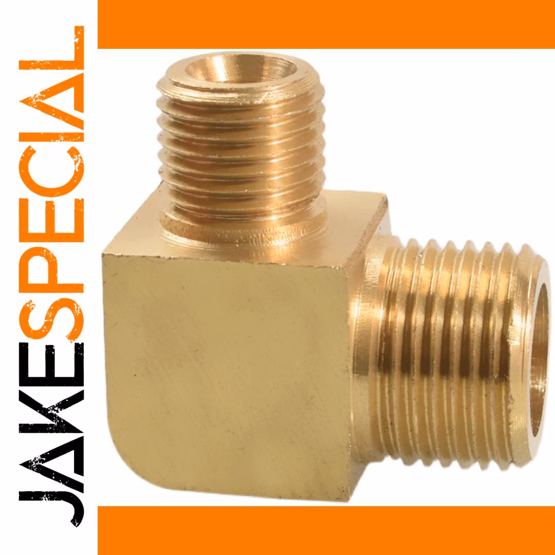 90-Degree Elbow Brass Pipe Fitting Connector - Image 5