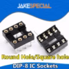 20PCS DIP-8 IC Sockets with Gold Pins