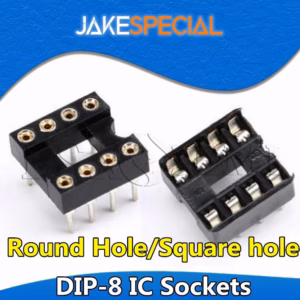 20PCS DIP-8 IC Sockets with Gold Pins
