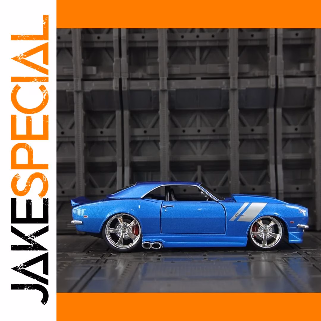 1968 Z/28 Diecast Model 1:24 Scale Blue Finish - Image 3
