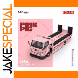 Cc 1:64 H300 Flatbed Transport Trailer Pink Pig