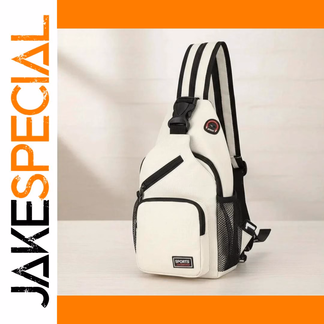 Multi-functional Messenger Shoulder Backpack Red - Image 8