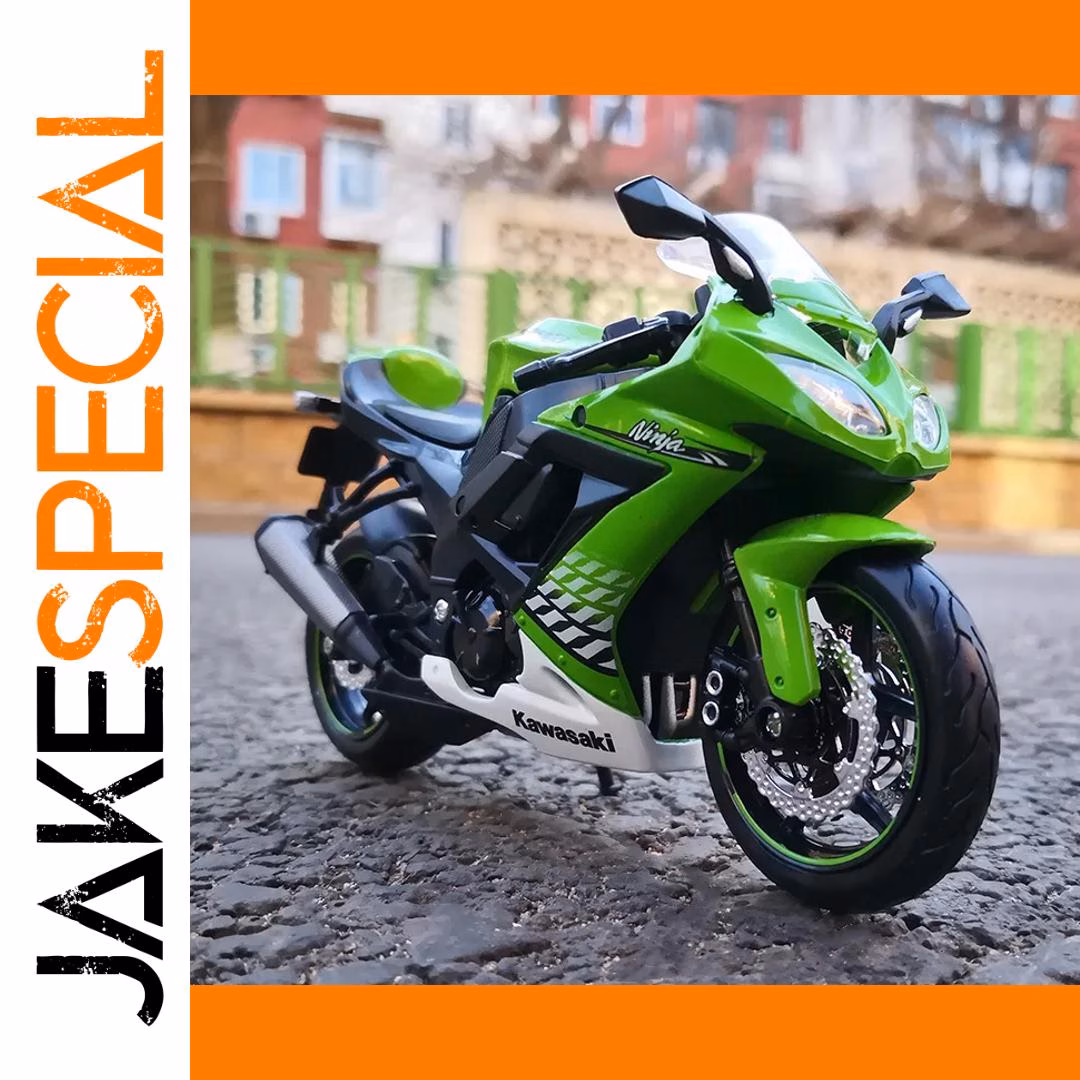 Kawasaki Ninja ZX-10R 1:12 Scale Diecast Model - Image 5