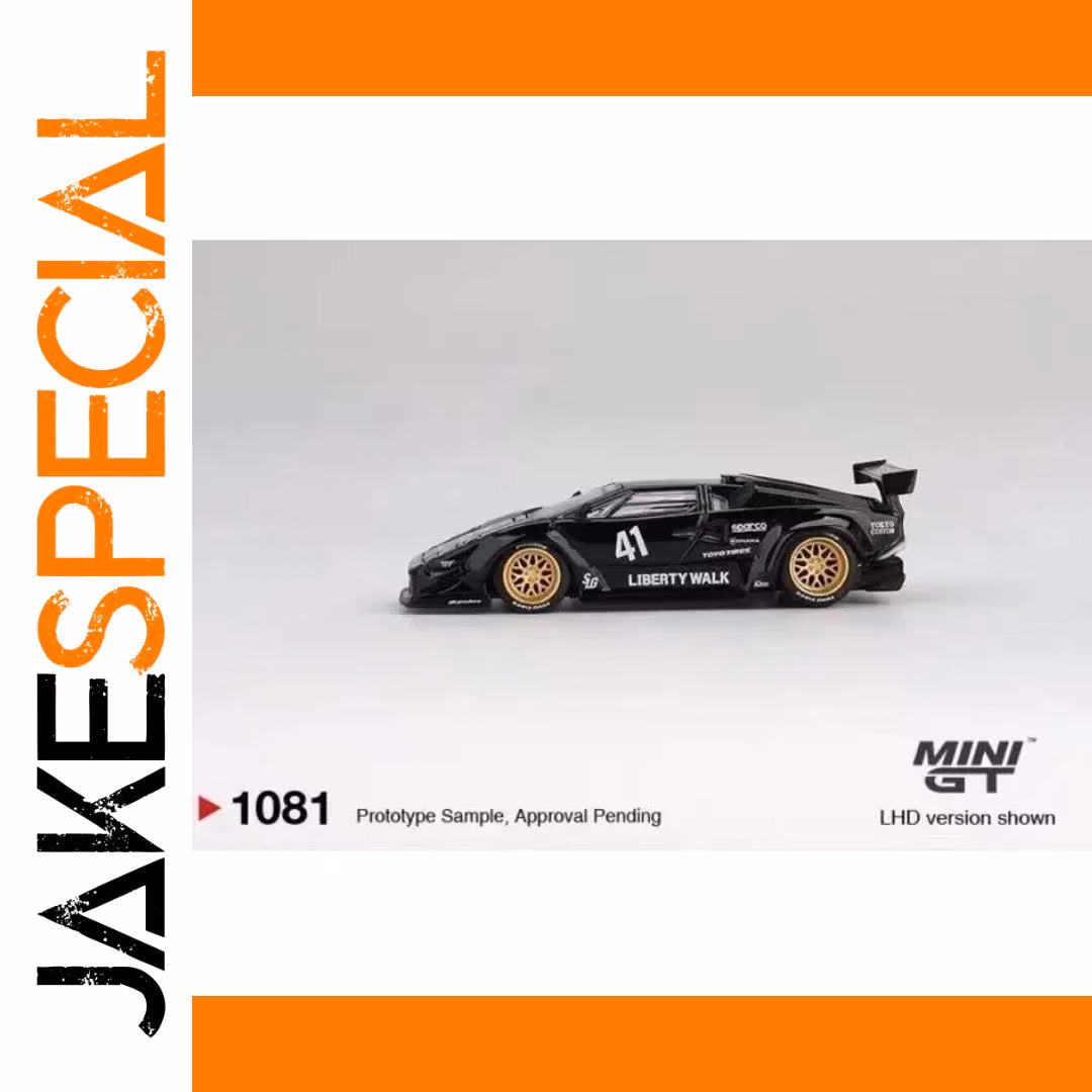 Lamborghini Countach 1:64 Scale Diecast Model – Bild 3