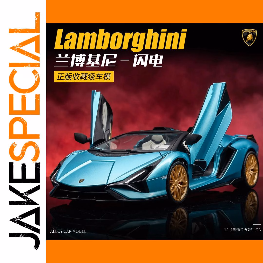 Lamborghini Sián Roadster 1:18 Scale Diecast Model - Image 5
