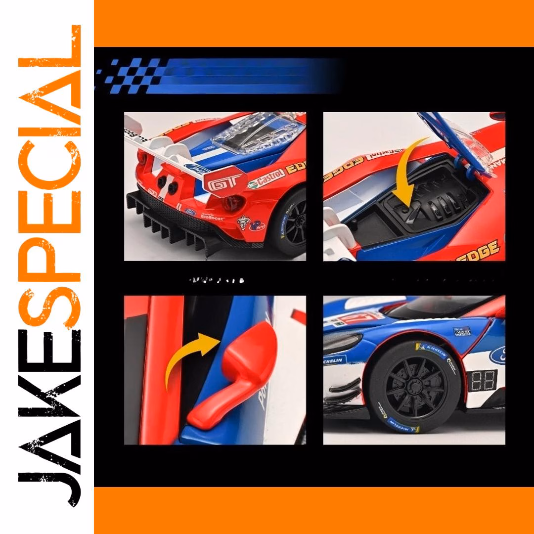 1:24 Scale Ford GT-MK Metal Model Car - Image 5