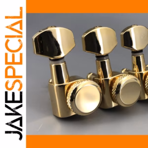 Gold Guitar Locking Machine Heads 6-Piece Set