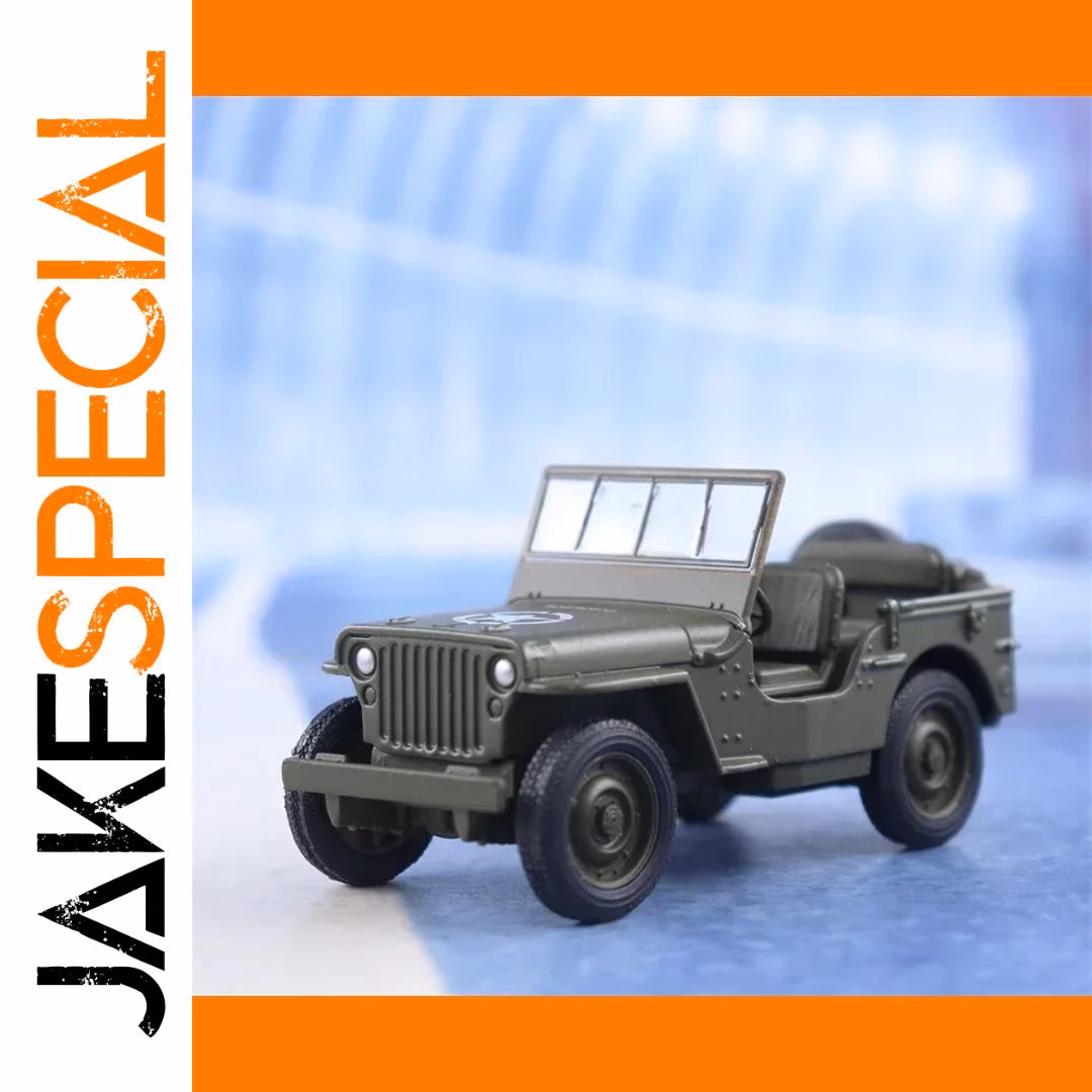 1:36 Scale Jeep Willys MB Diecast Model - Image 8