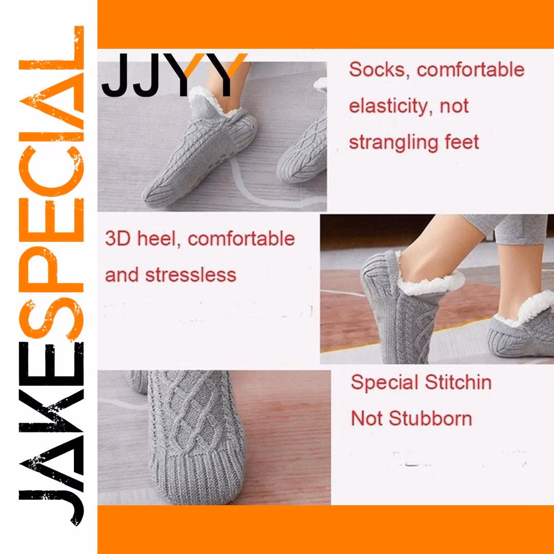 Cozy Non-slip Thermal Socks with Rubber Soles - Image 3