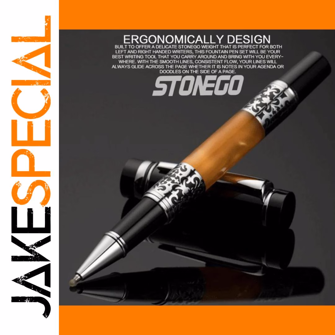 Luxurious Metal Gel Ballpoint Pen 1.0mm - Image 2
