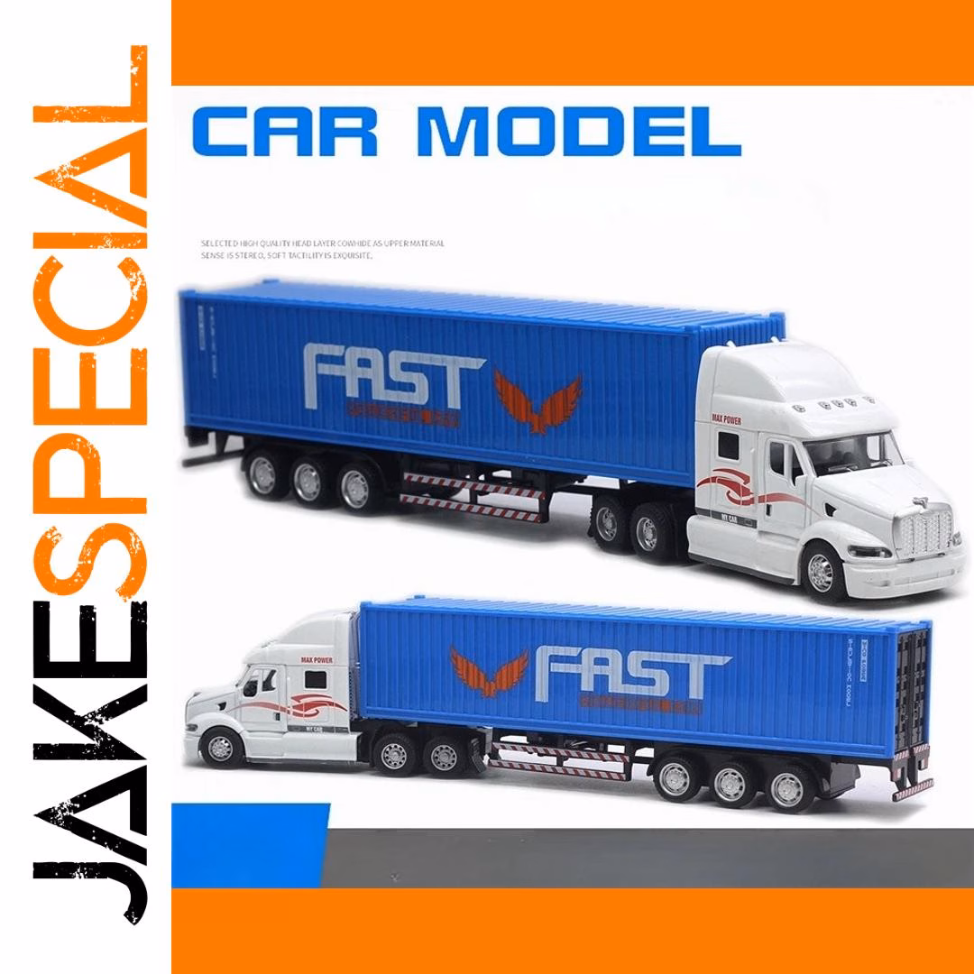 1/48 Scale Diecast Container Truck Model - Image 7