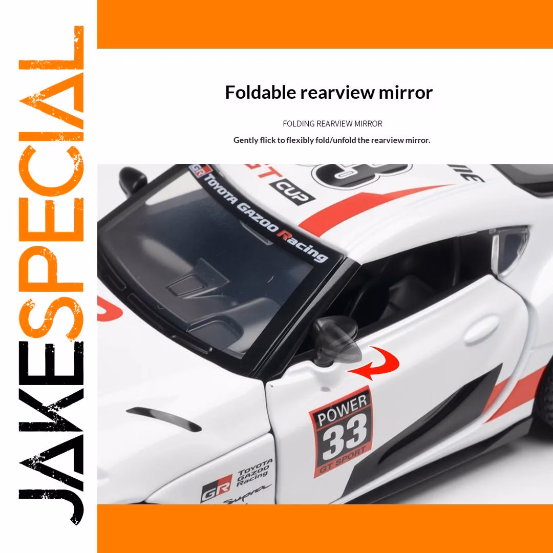 Supra GT4 Die-Cast Model 1/32 Scale Red - Image 5