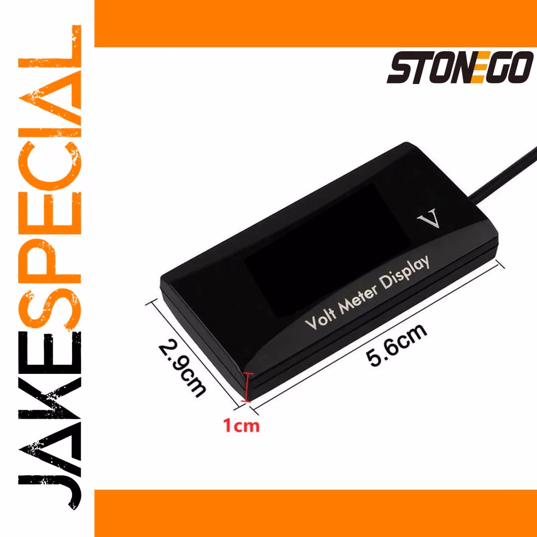 12V Mini Waterproof LED Voltmeter with Alarm - Image 5