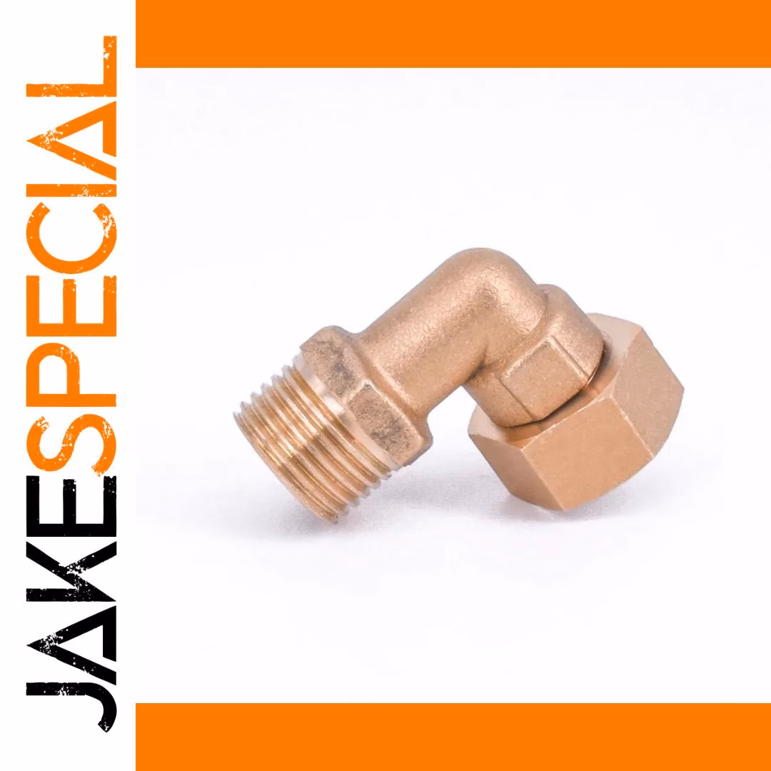 Brass 90 Degree Elbow Fitting 1/2 BSP 32mm - Image 4