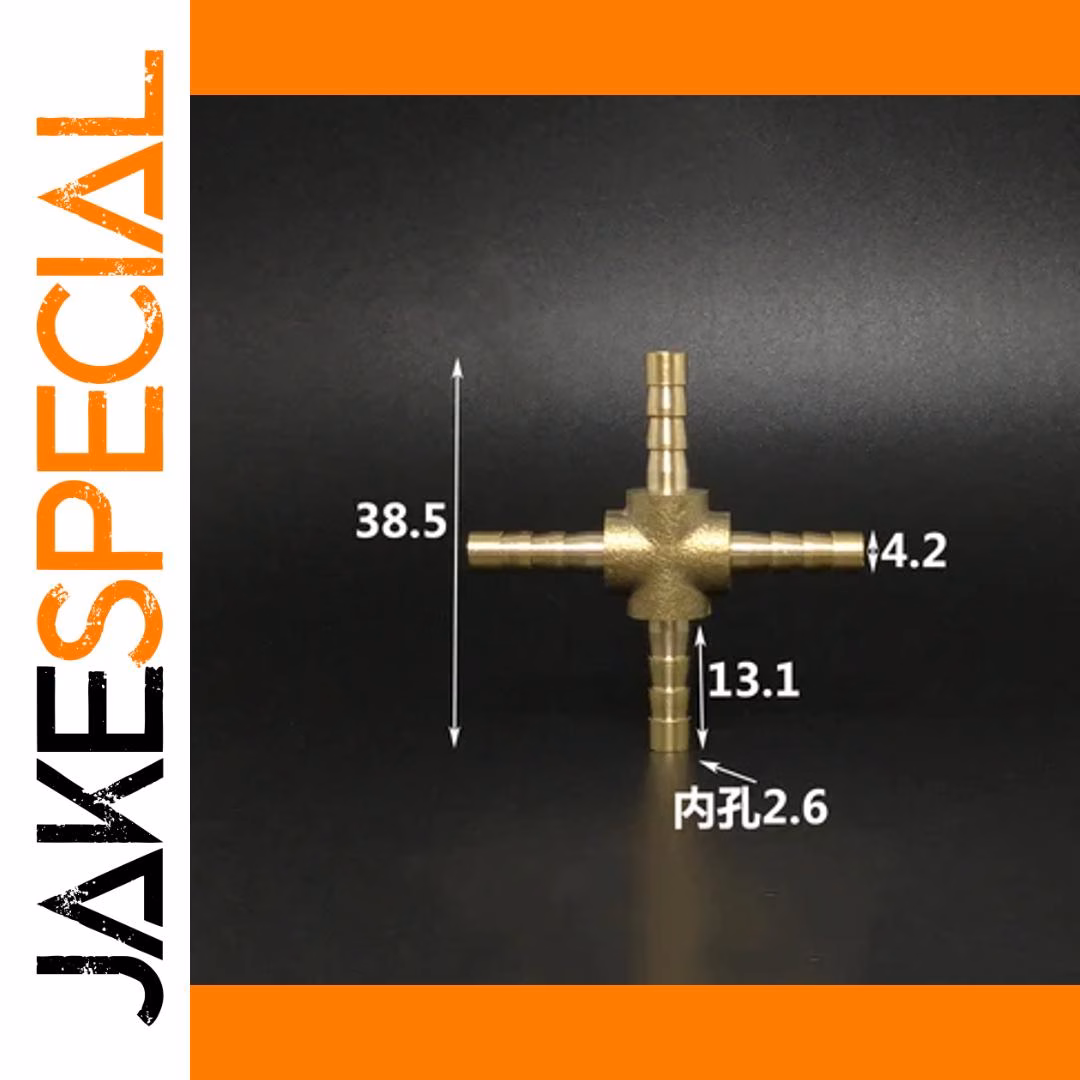 Brass Connector for Low-Pressure Applications - Image 2