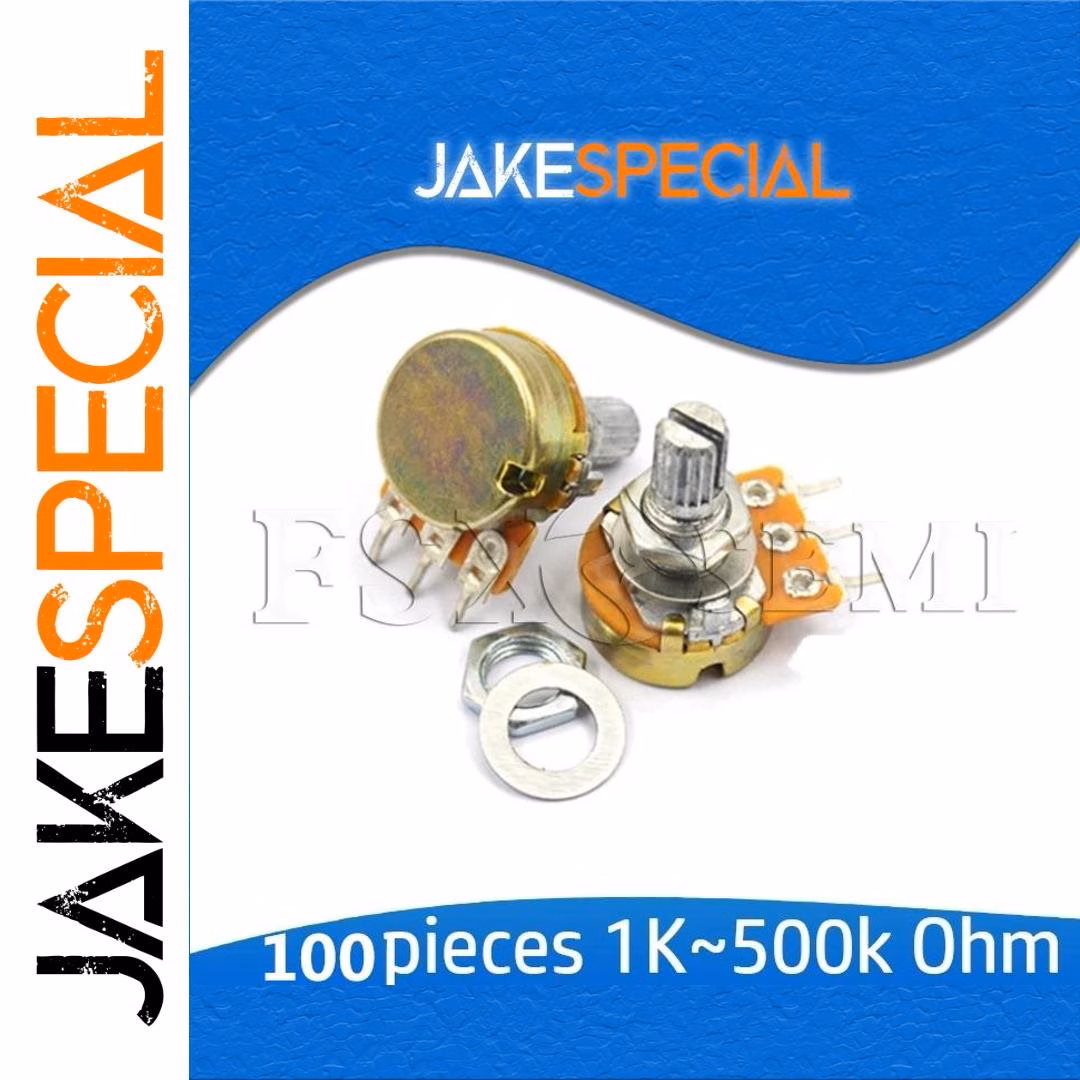 100PCS WH148 Potentiometers Set 1K-1M Ohm