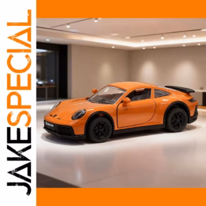 1:32 Scale Orange Porsche 911 Dakar Model