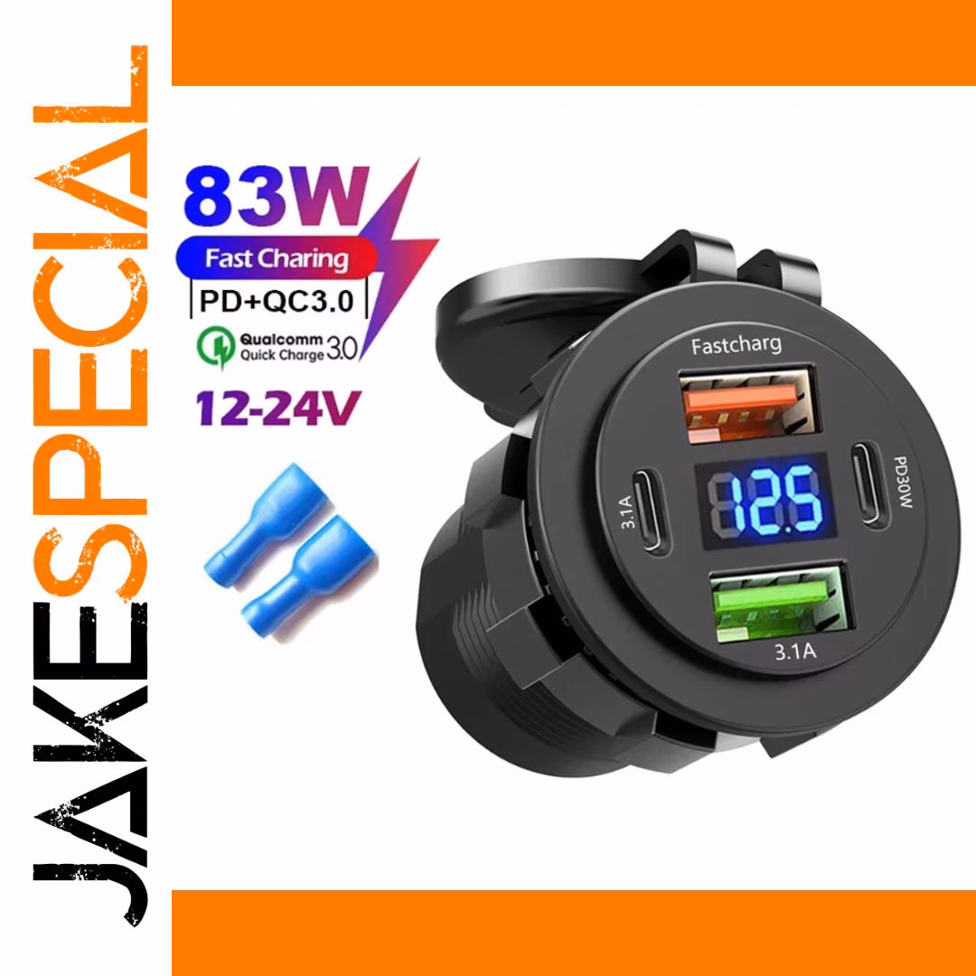 4 Ports Dual PD QC 3.0 USB Car Charger - Image 10