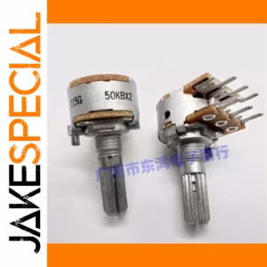 Dual Potentiometer B50K 20mm Metal Shaft 1 PCS