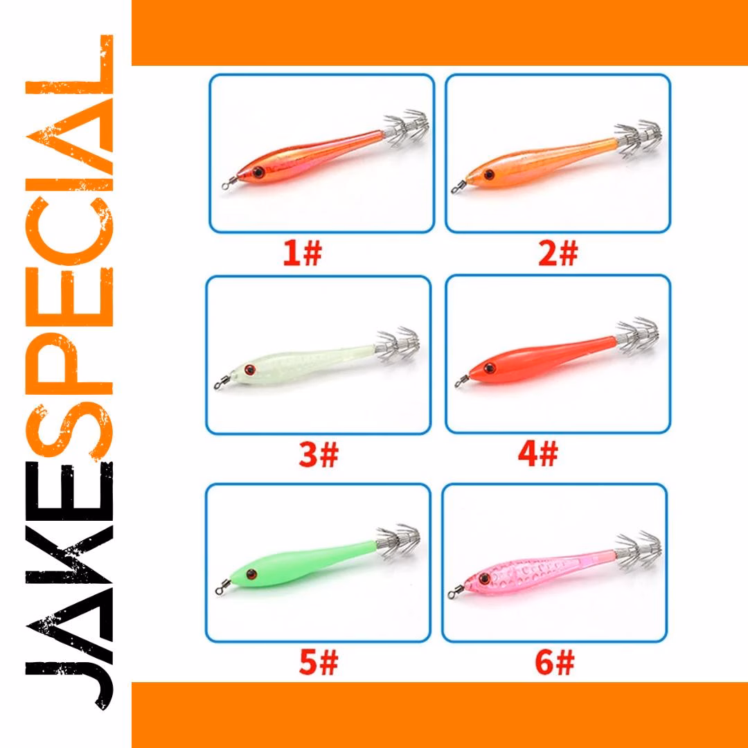 Professional Hard Plastic Squid Jig 10 cm 5.5 g - Image 5