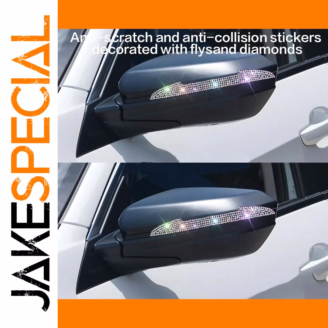 Car Door Edge Protection Strips with Diamonds - Image 3