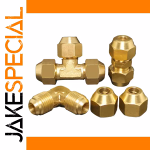Brass Pipe Fitting Connectors Set 6-19 mm