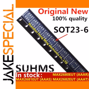 Set of 10 MAX2680EUT Voltage Regulators SOT23-6