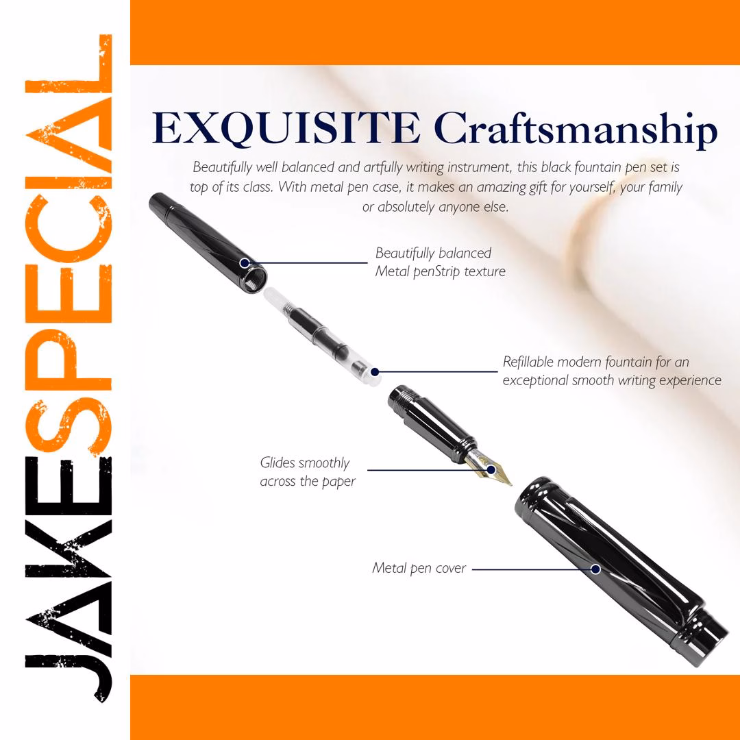 Luxury Fountain Pen with 0.5 mm Nib - Image 4