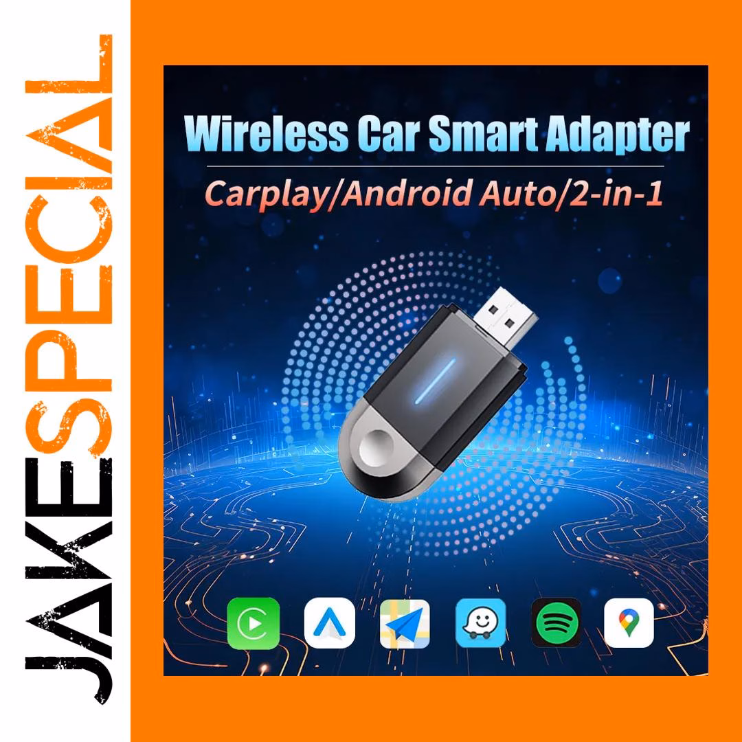 2 In1 Wireless CarPlay Android Auto Adapter - Image 2