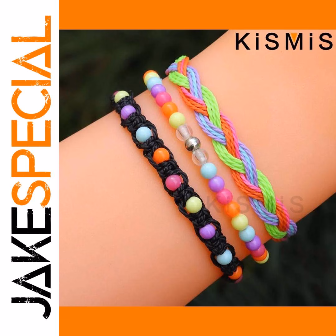 Bohemian Friendship Rope Bracelets Set of Three - Image 3