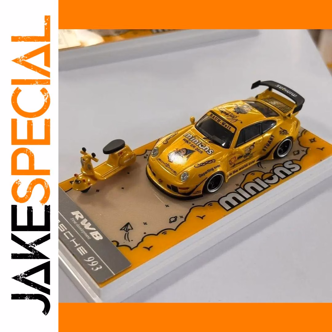 Porsche 964/993 RWB Minion Diecast Model 1:64 - Image 6