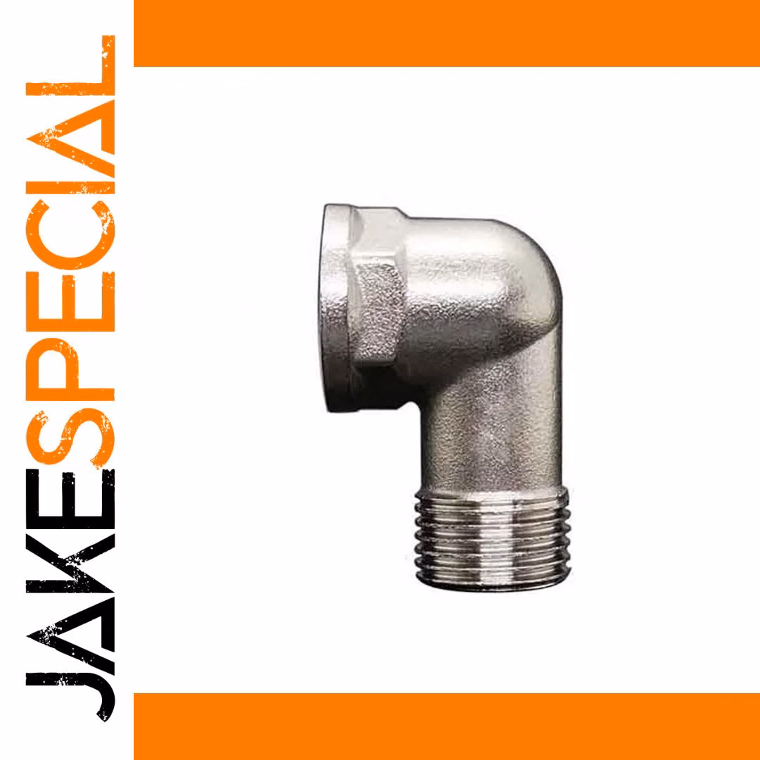 201 Stainless Steel 90-Degree Elbow Fitting - Image 3