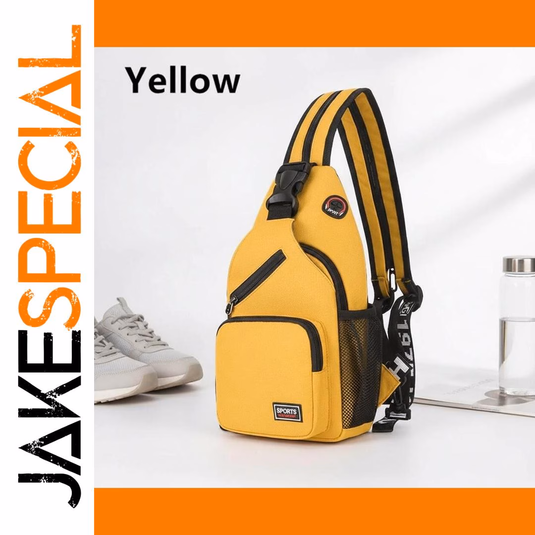 Multi-functional Messenger Shoulder Backpack Red - Image 7