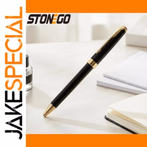 Elegant Retractable Stainless Steel Ballpoint Pen