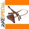 WWII German Officer Belt Set in Leather