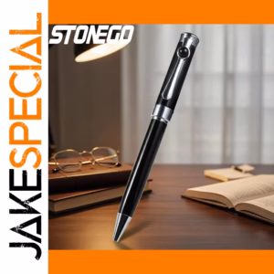 STONEGO Luxury Ballpoint Pen Black and Silver