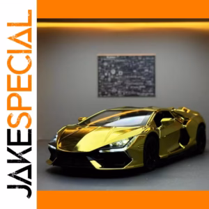 1:24 Scale Lamborghini Diecast Model in Gold