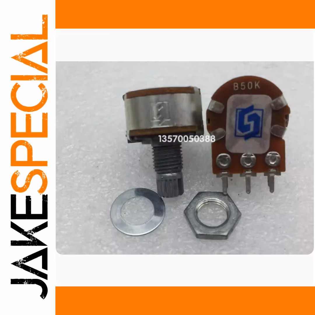 Dual B50K Potentiometer 1pcs for Audio Projects