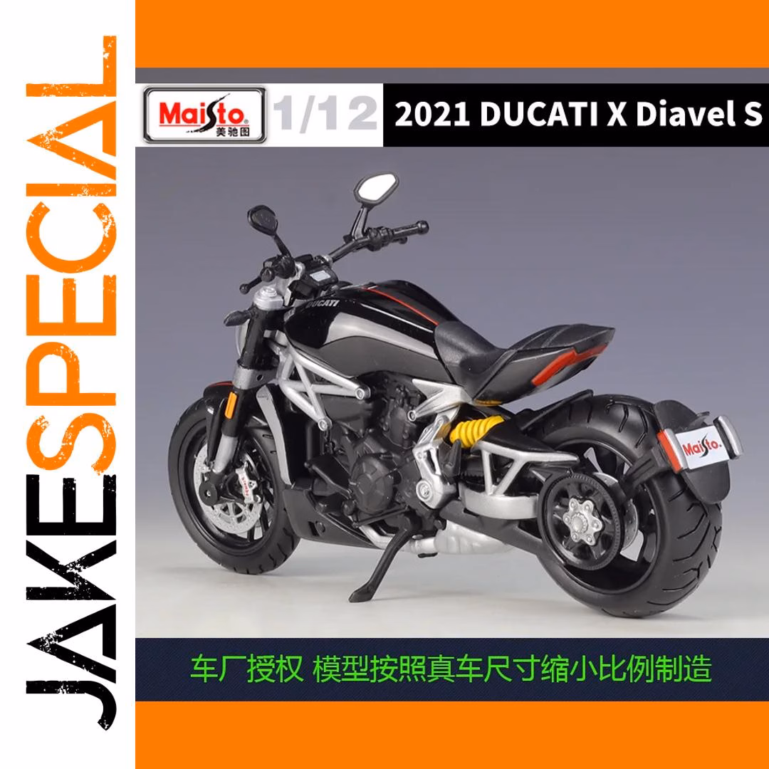 1:12 Scale Ducati 2021 X Diavel S Model - Image 4