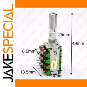 3 PCS E100K Potentiometers for Amplifiers