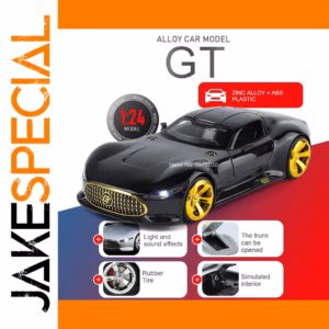 1:24 GT Sport Car Miniature Model with Lights