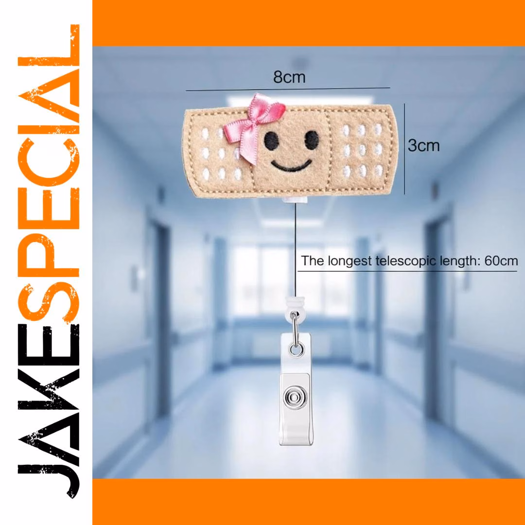 Retractable Badge Holder - Syringe, Heart, Bandage - Image 7