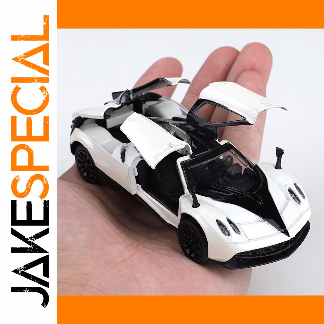 1:43 Scale Alloy Racing Car Model with Gullwing Doors