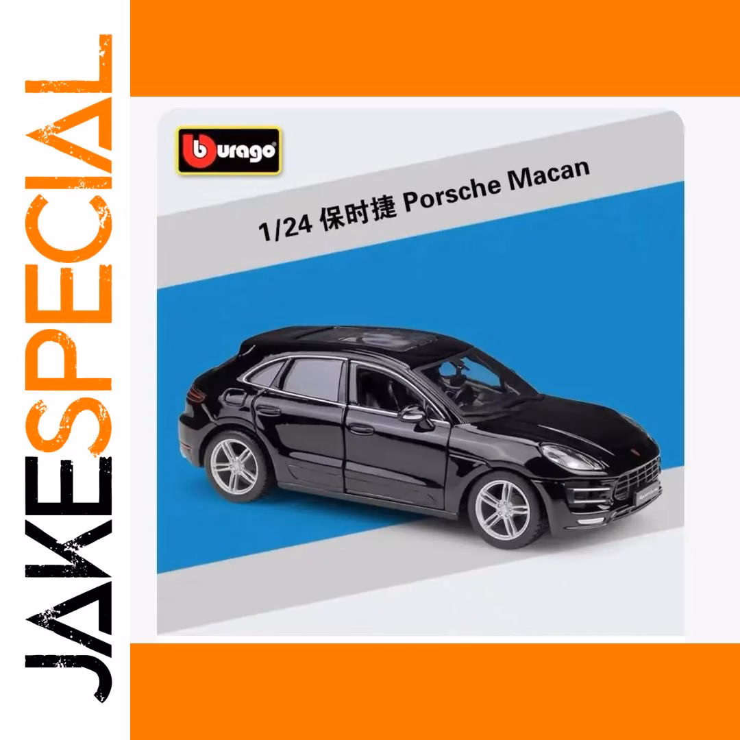 Bburago 1:24 Porsche Macan Turbo Diecast Model - Image 8