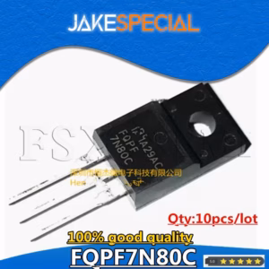 10PCS FQPF7N80C 800V N-Channel MOSFETs