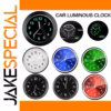Mini Car Quartz Clock with Luminous Pointer